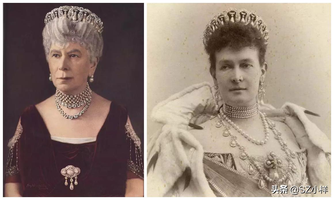 英国女王多奢侈,英国女王佩戴珠宝来源图