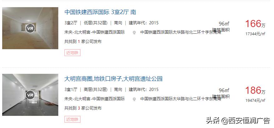 西派国际二月二手房价,二环内南北通透房价