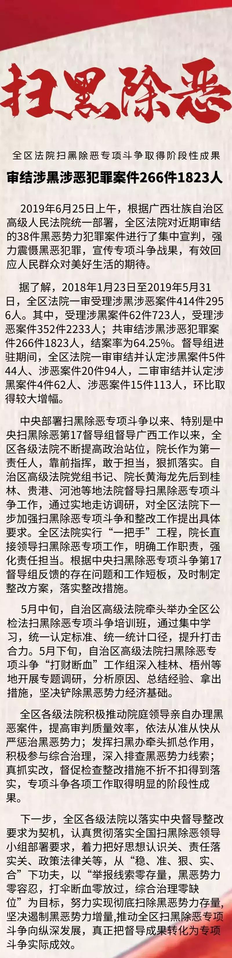广西近期涉黑涉恶案件,广西最大涉黑涉恶团伙名单
