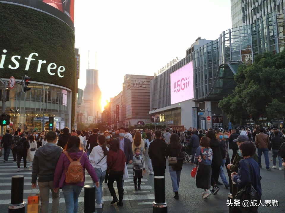 老上海时的南京路步行街,南京路步行街老上海