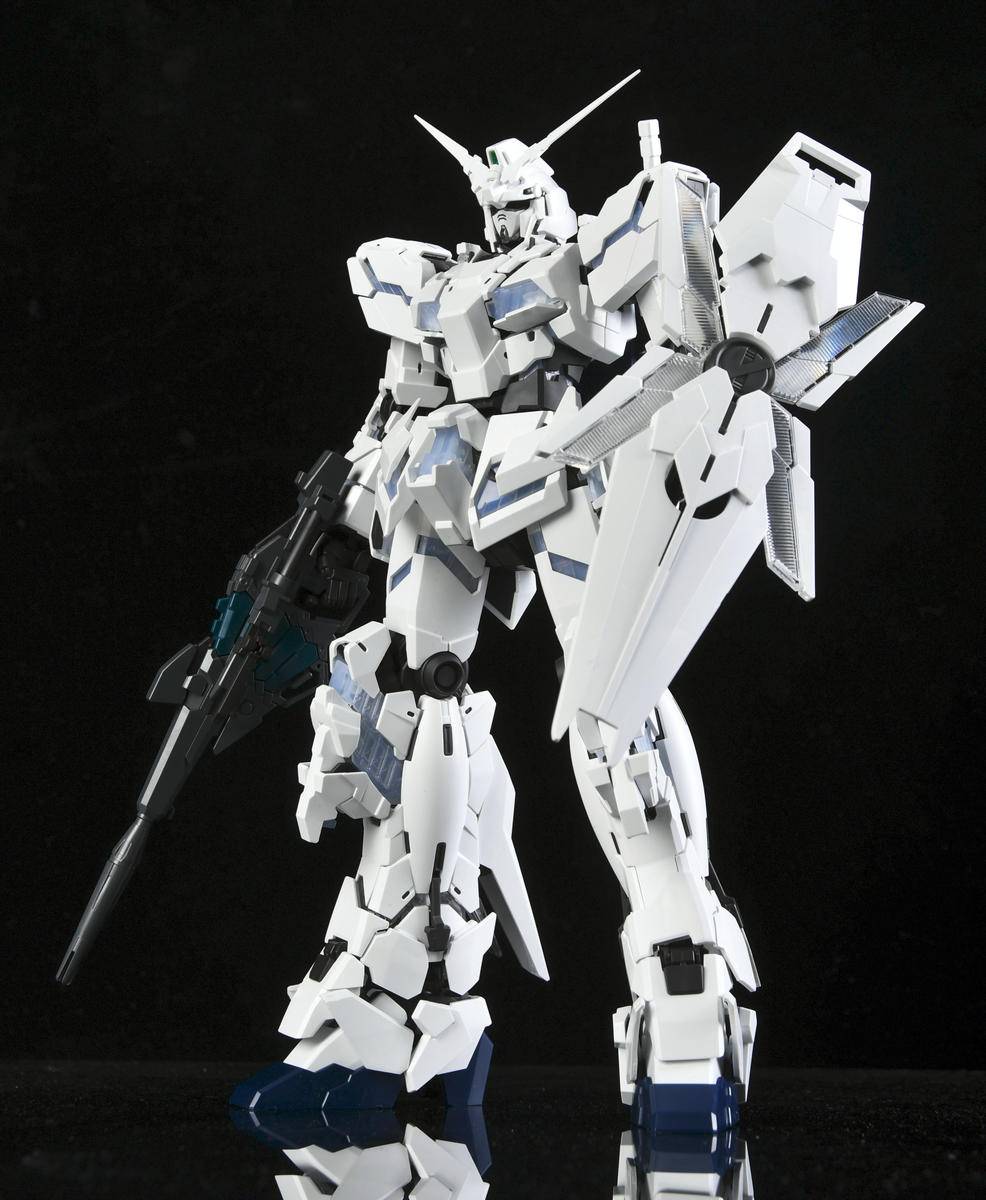 mgex独角兽高达测评,万代限定重炮高达mg开箱