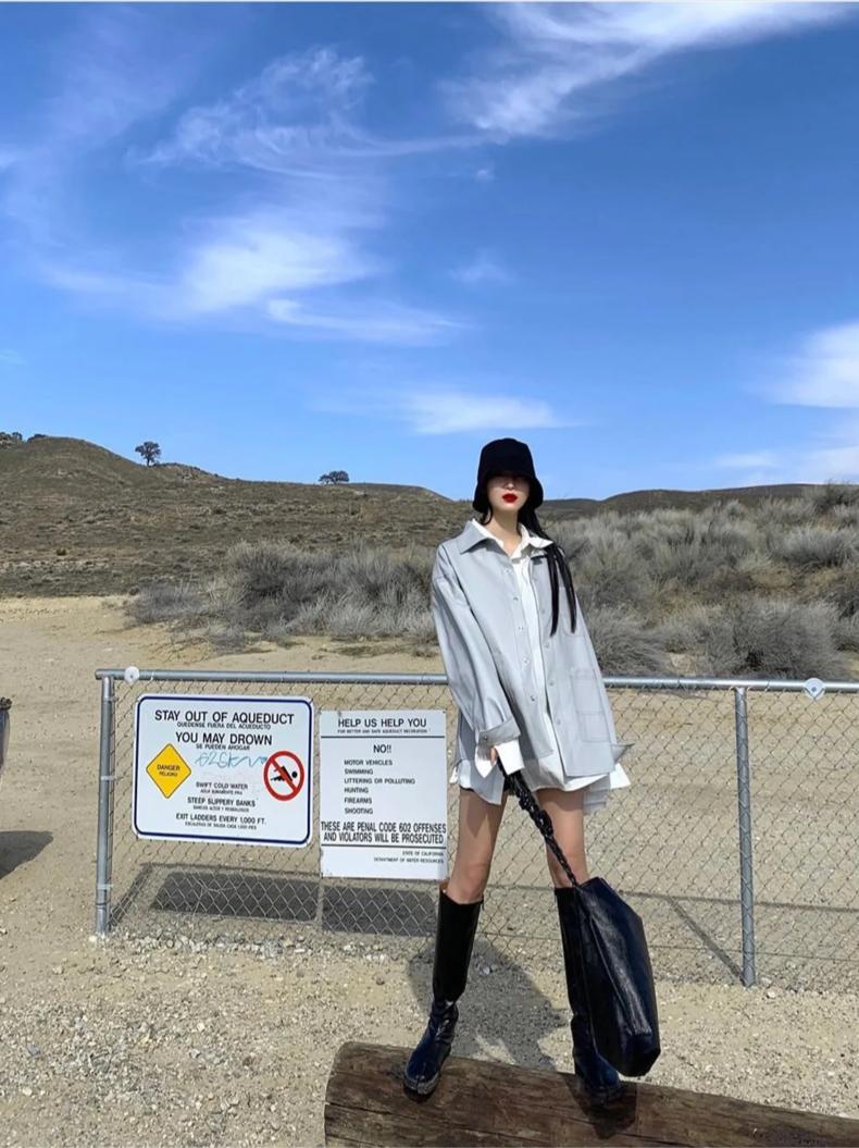 春夏韩国连衣裙,韩国秋冬穿搭博主