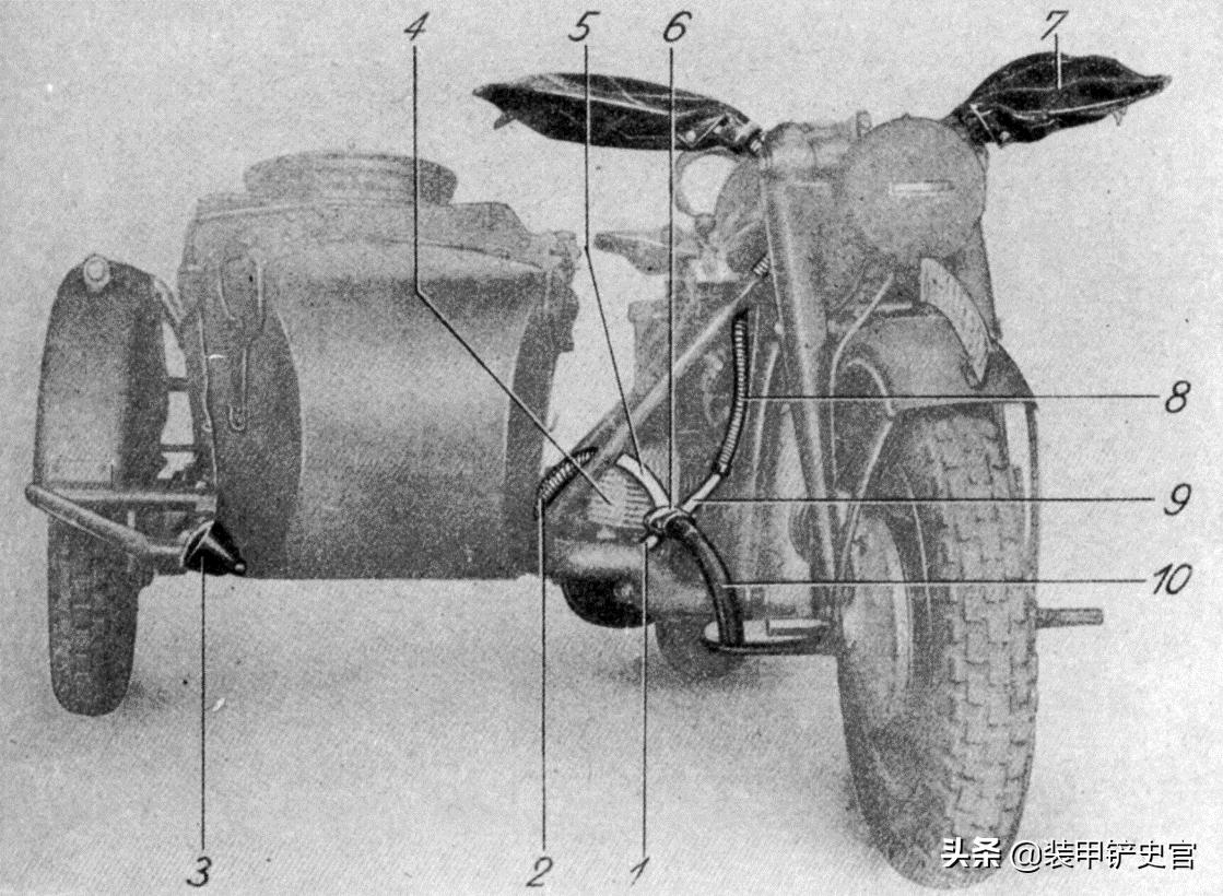 二战德军重型摩托车,二战德军蒸汽牵引车