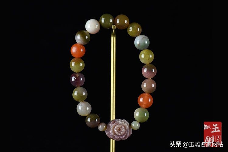 玛瑙手链一圈都是玛瑙,绿色玛瑙与黄色玛瑙手链