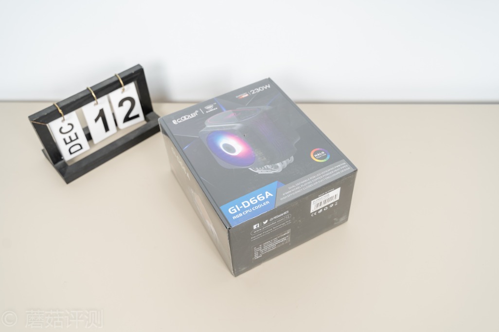 设计出色颜值高、超频三（PCCOOLER）东海逐鹿GI-D66A散热器评测