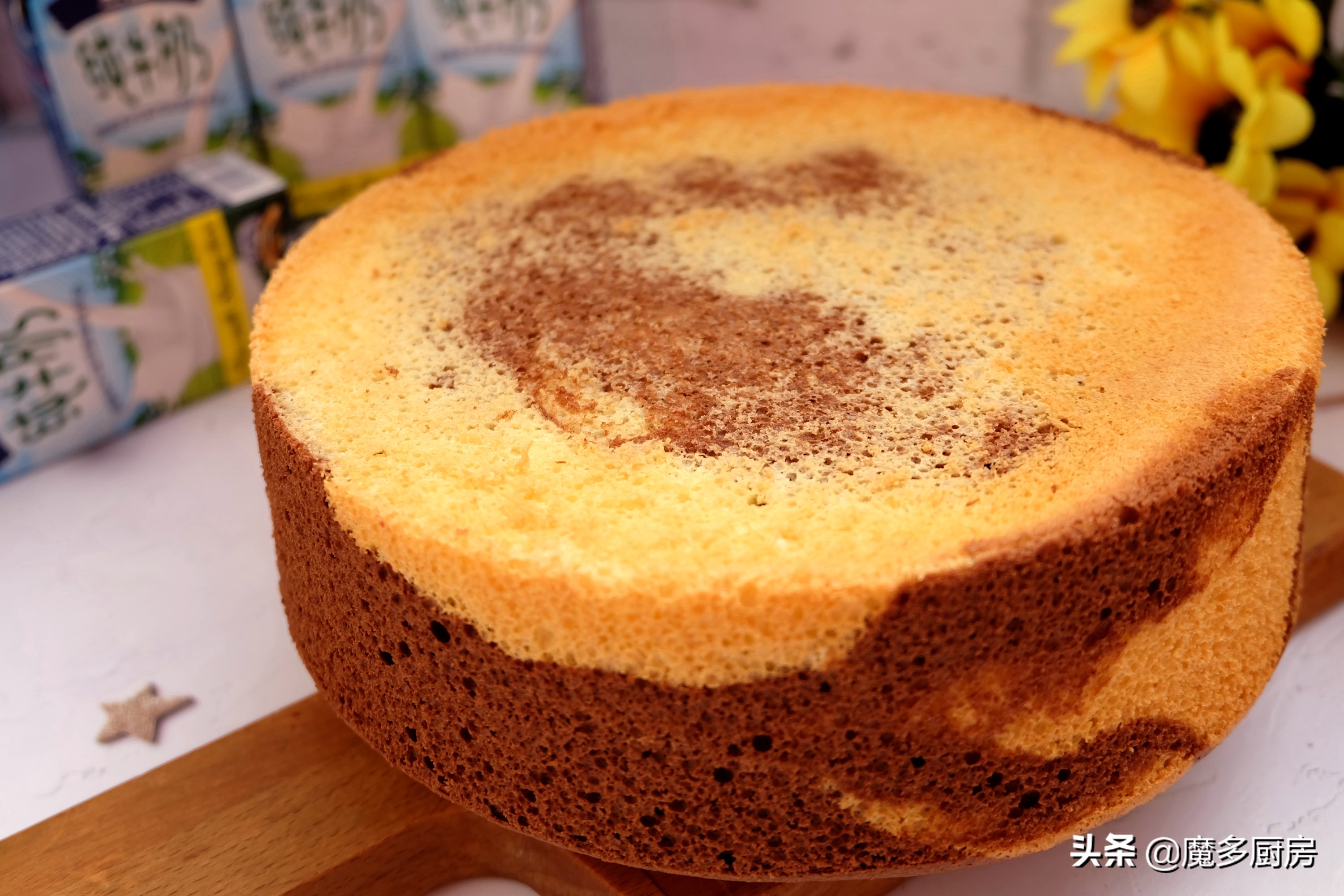 蓬松蛋糕的最简单做法,怎样做低糖蛋糕简单又好吃