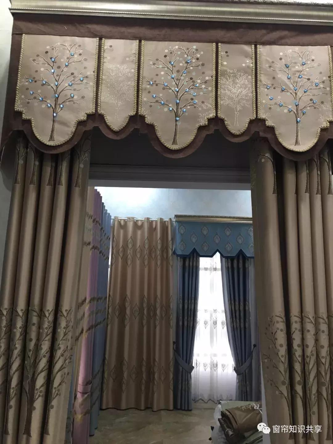 新中式25公分的帘头造型,新中式帘头尺寸