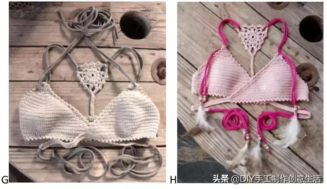 夏天来了，一定要钩一套给自己，有钩织教程