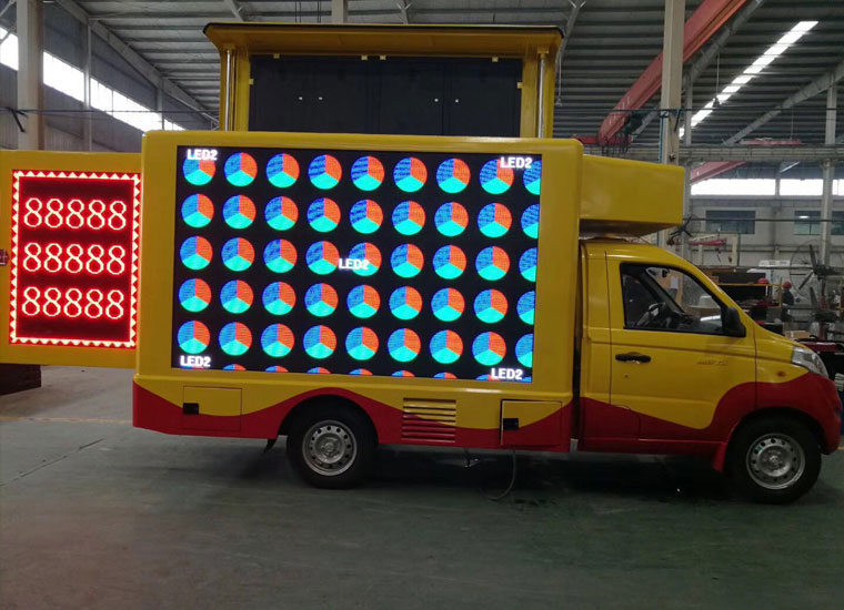 移动大屏幕广告车,移动广告车视频大全