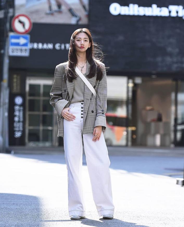 韩国的西装穿搭,韩国女生冬季西装穿搭