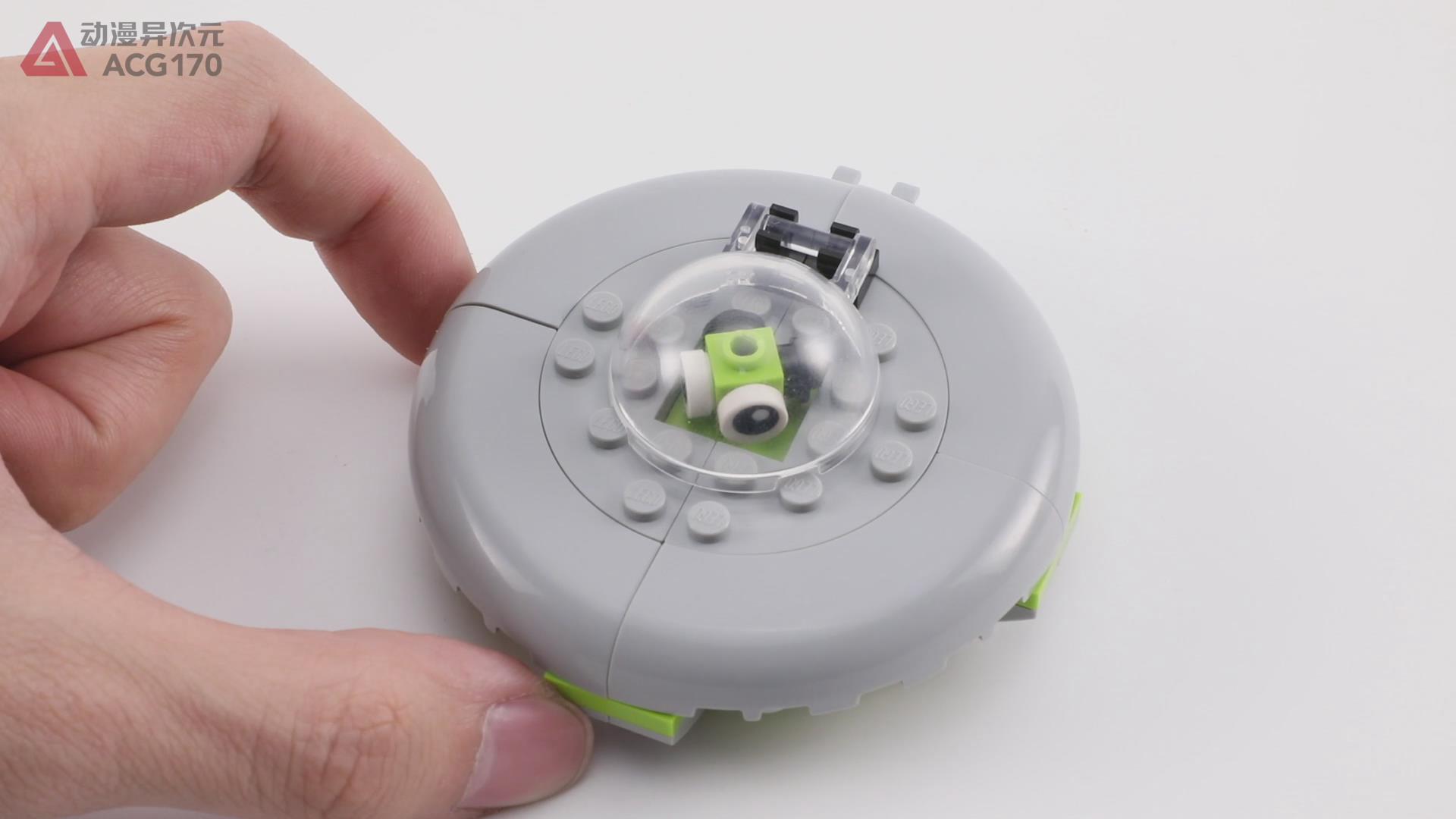 乐高积木创意百变系列,乐高积木9656旋转木马教程