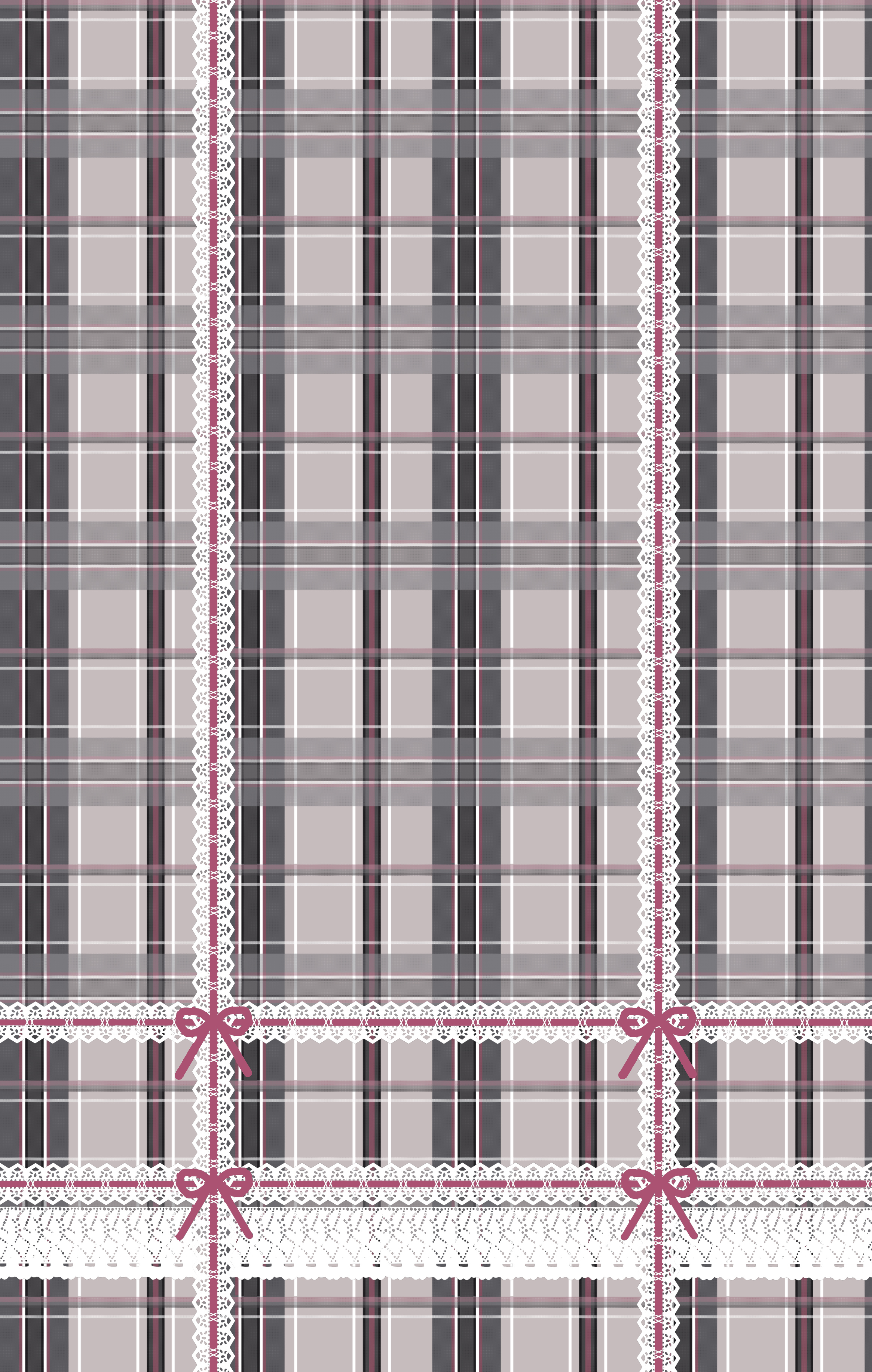 格子babydollBBDbaby定番lolita手机壁纸