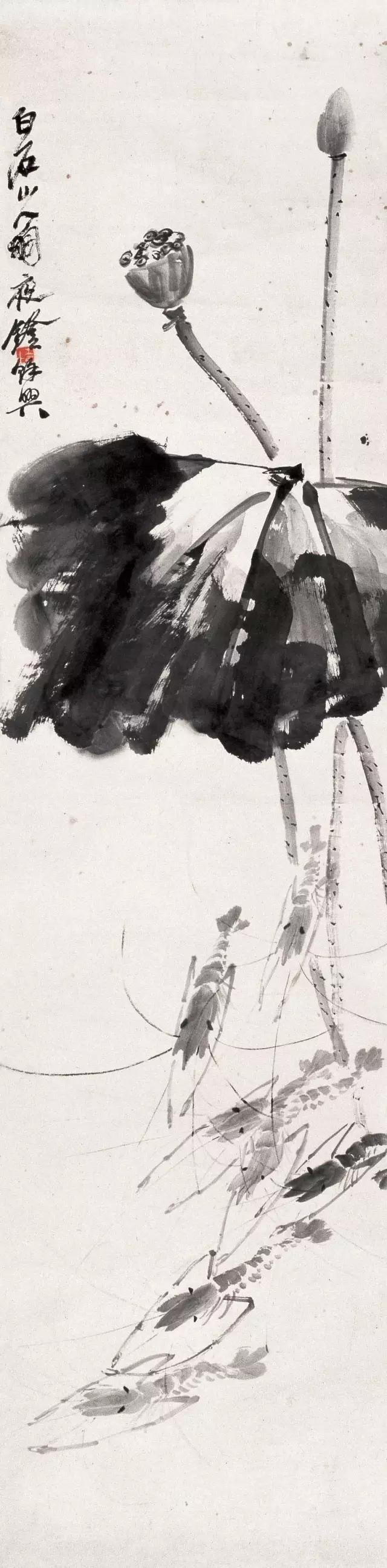 齐白石87岁画的虾背后的故事,齐白石画的虾真的图片及简介