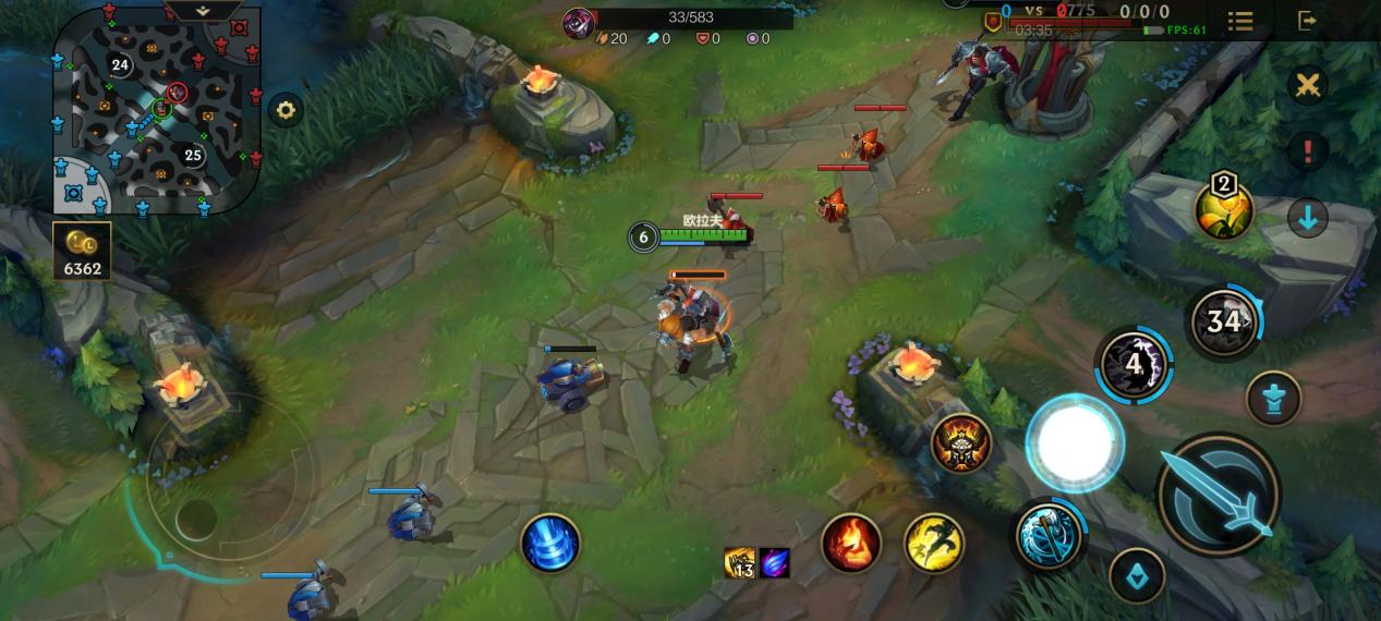 英雄联盟手游：看似笨拙的奥拉夫，却成为丝血反杀的卫冕之王