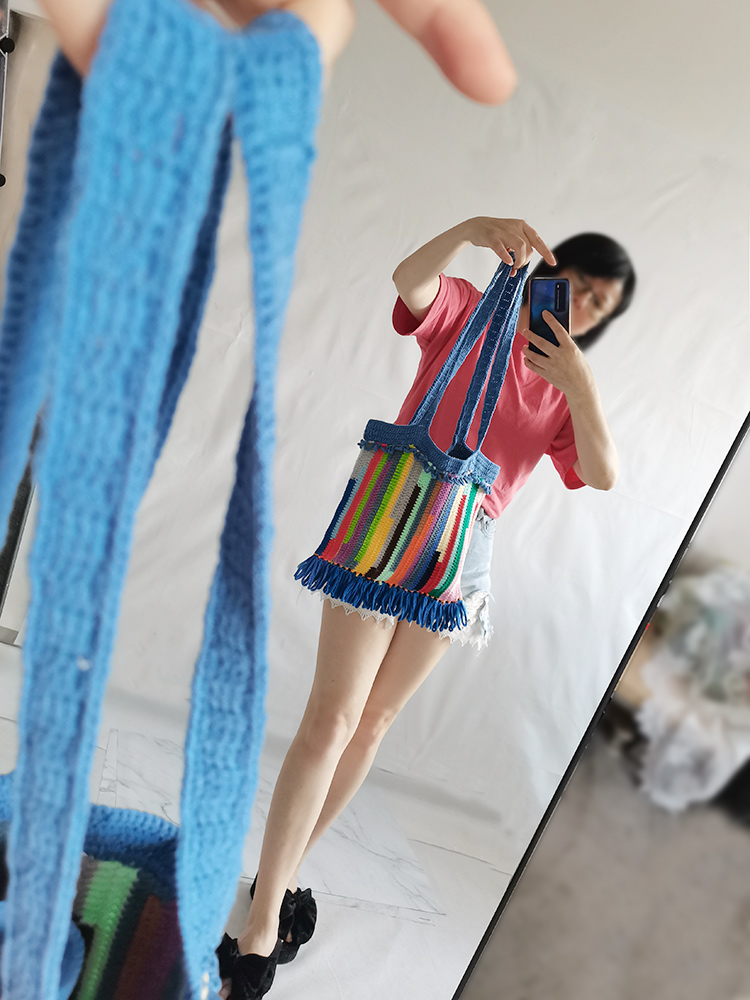 零线头可以钩什么,钩针复古小香风包包教程