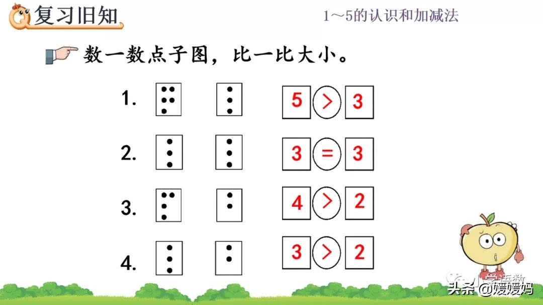 一年级数学比大小怎么教,一年级数学题比大小