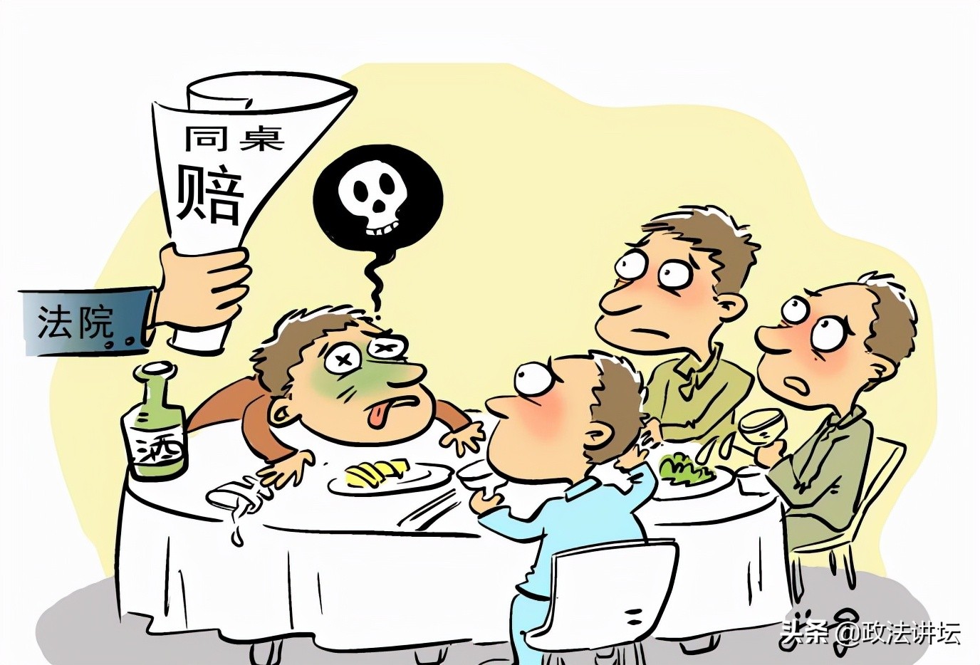 酒后骑车摔了一起喝酒的有责任吗,酒后出事共饮者责任法律规定