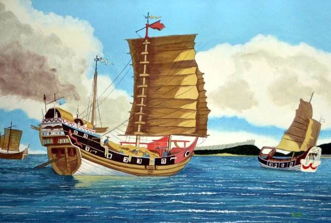 船帆发展的历史,船形八面风的原理