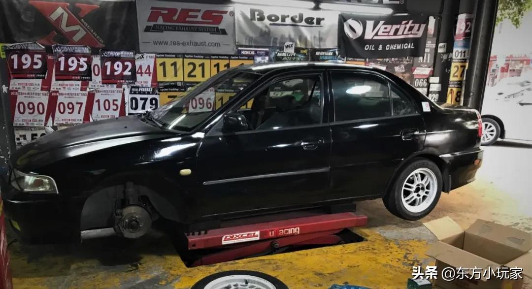 爆改的菱帅下赛道,菱帅200匹下赛道