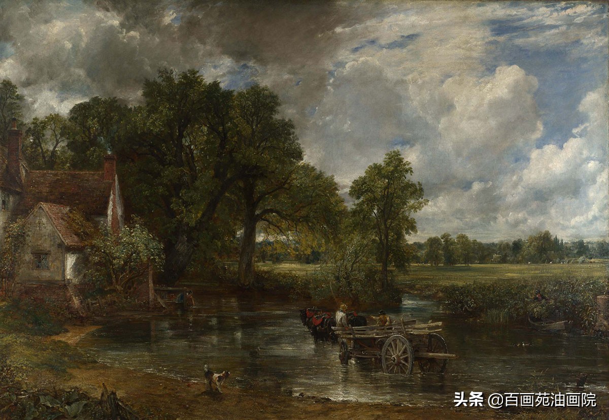 零基础画油画风景国外大师,油画如何画夜晚的云景