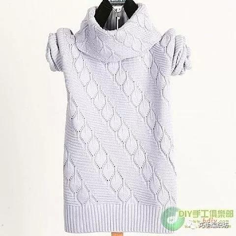 叶子花宝宝毛衣编织教程下集,婴儿毛衣开衫叶子花编织教程