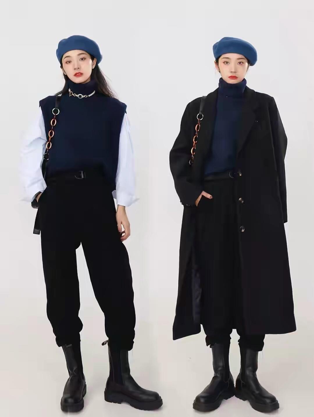 145灏忎釜瀛愮┛榛戣壊澶ц。鎬庝箞鎼厤鏄鹃珮,40宀佸コ浜洪粦鑹茬緤缁掑ぇ琛g殑鎼厤鏂规硶