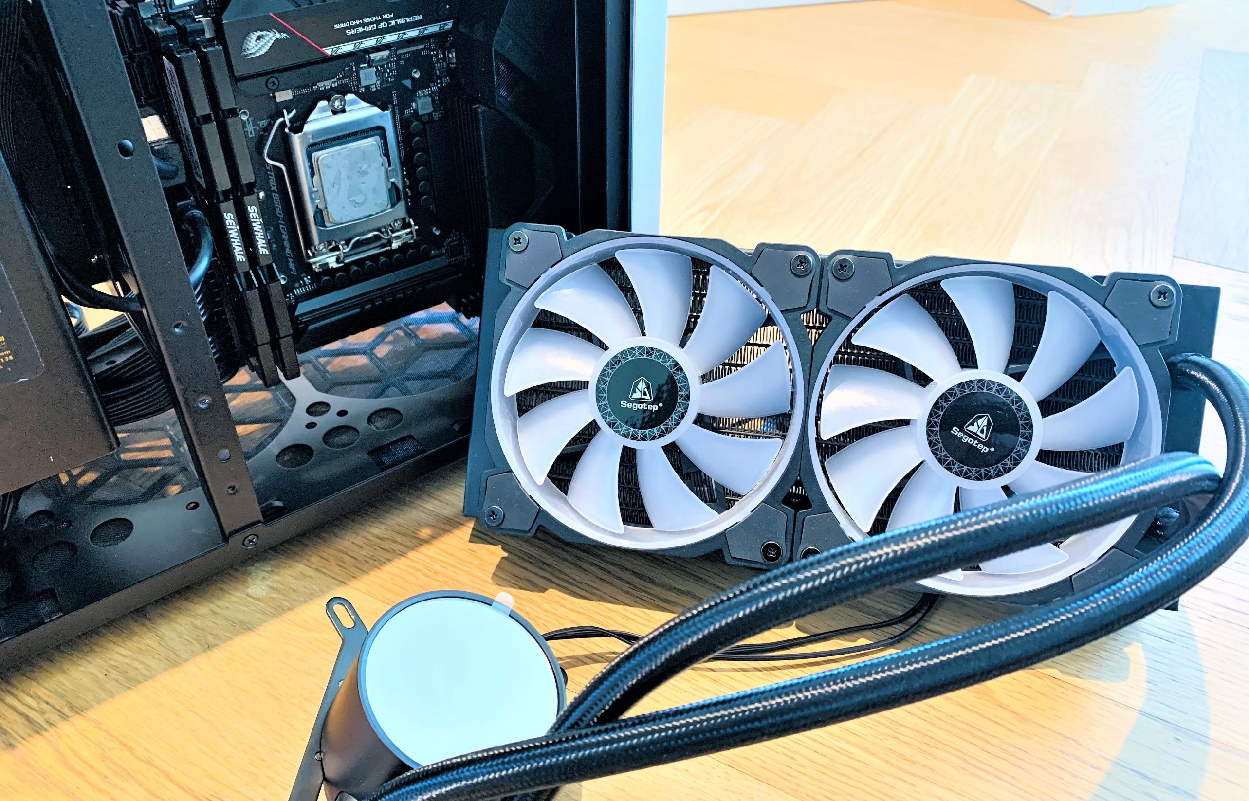 乔思伯240水冷装12代cpu,乔思伯tk1水冷装机