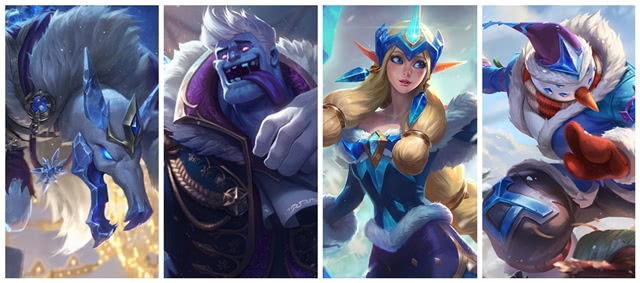 每年冰雪节皮肤,历届冰雪节皮肤