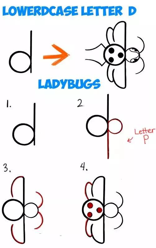 26个英文字母简笔画动物,26个英文字母简笔画顺序