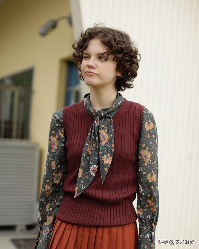法国毛衣女生,法国女人爱毛衣