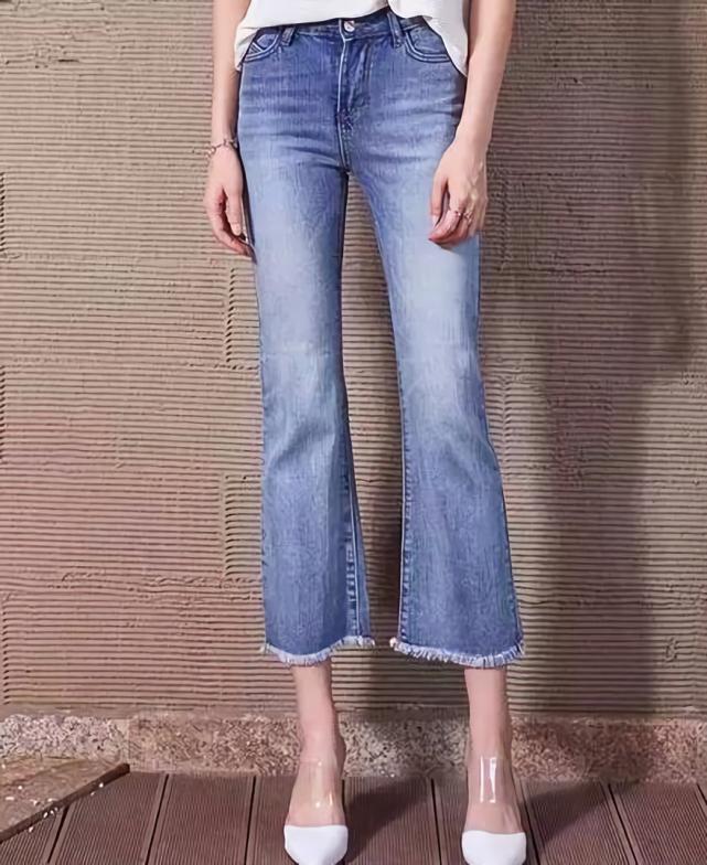 矮又胖穿什么样的裤子显高,上粗下细的裤子显矮