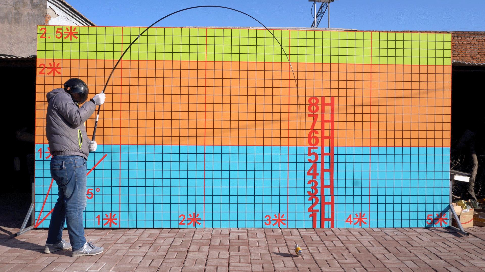 网销鱼竿店铺推荐,猛攻天斧5h鱼竿测试