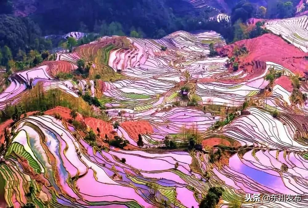 大美中国东川红土地,云南东川红土地美景赞美