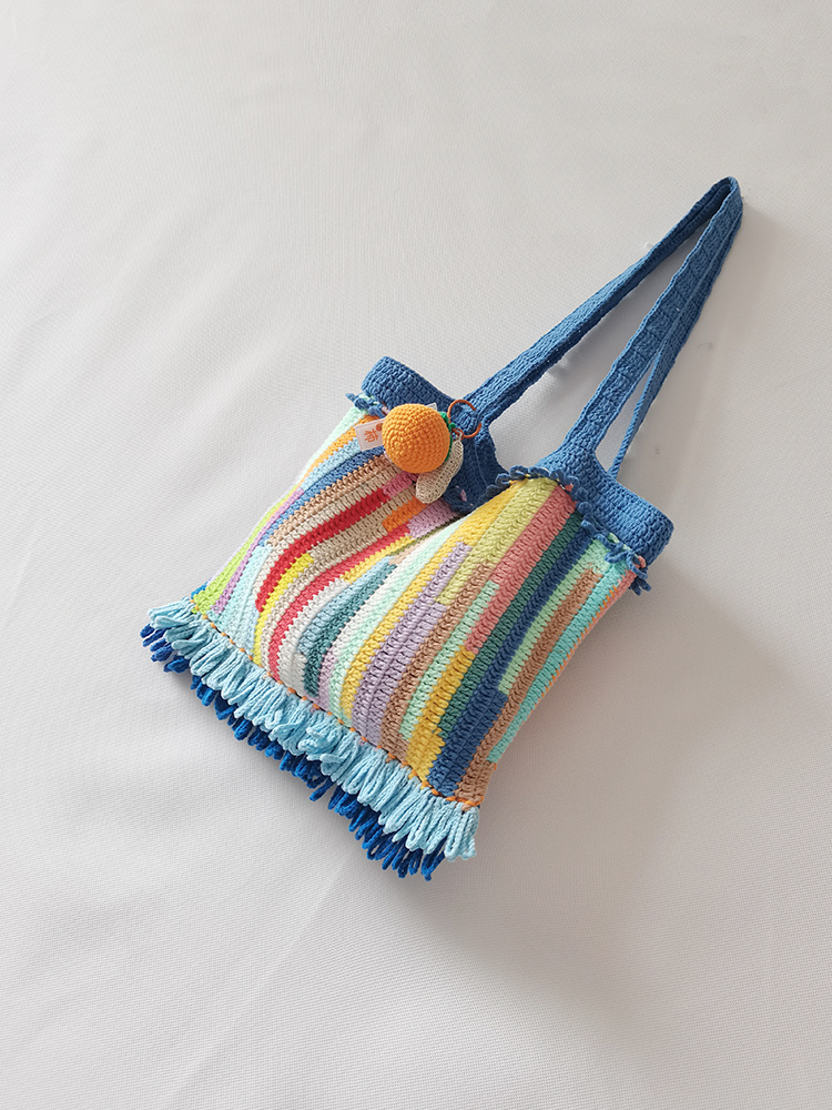 零线头的小包包的钩法,零线头可以钩什么