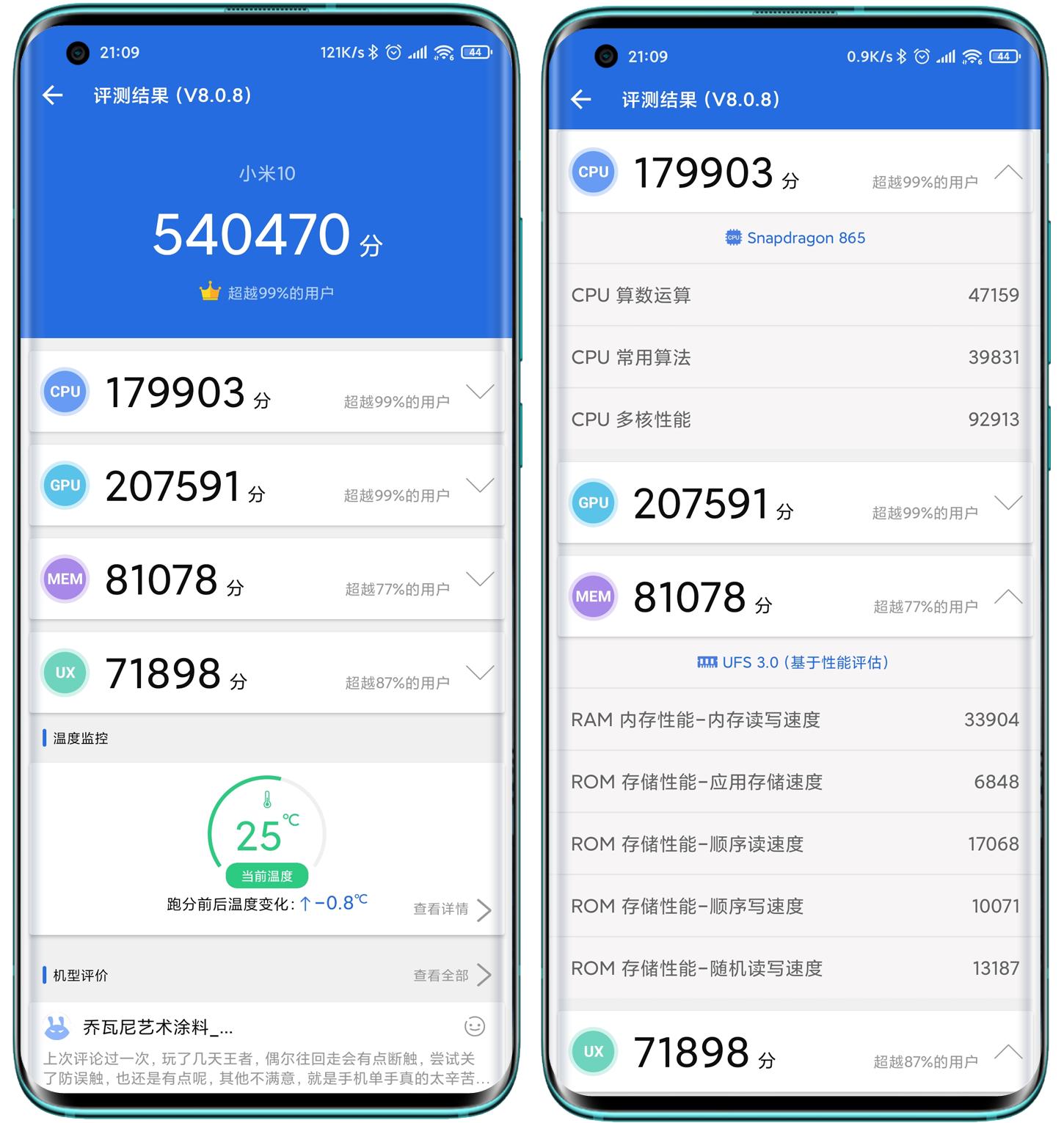 小米10ufs多少,小米10ufs