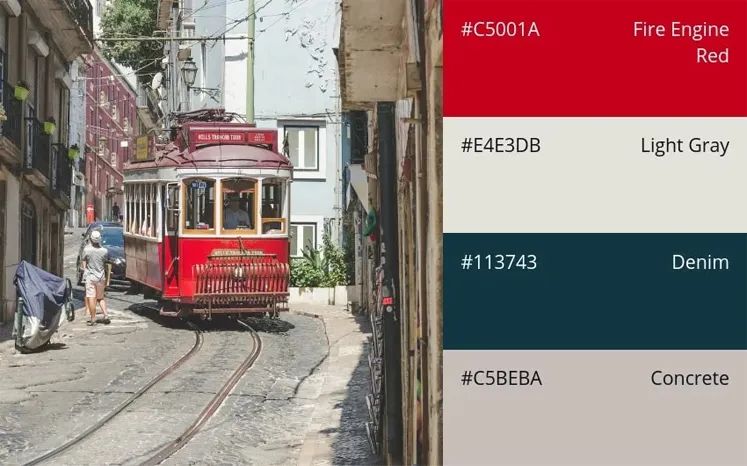 100种颜色组合及如何应用（三、旅行篇）