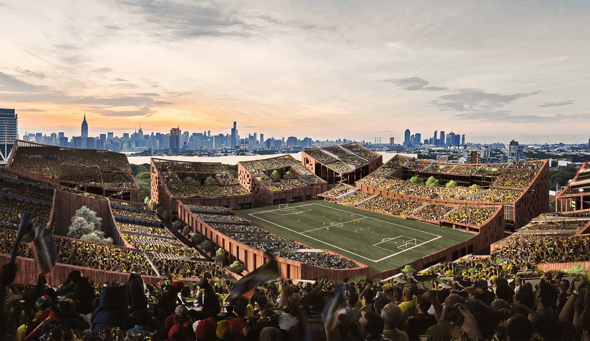 楼顶的球场,高端小区球场