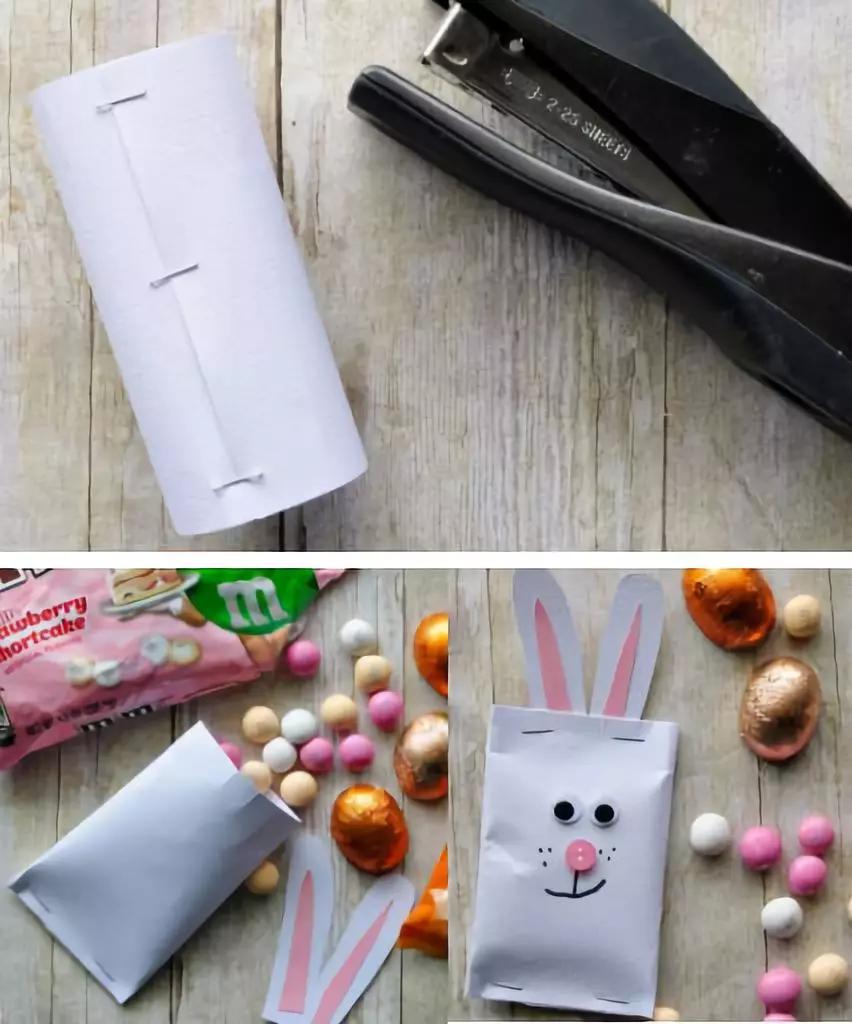 小兔子气球灯笼手工制作幼儿园,黏土小兔子手工教程简单又可爱