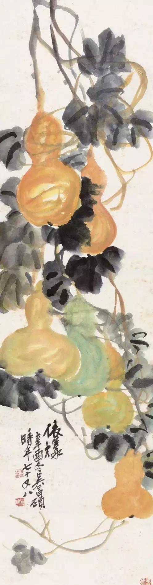 十大名家画葫芦,名家国画葫芦精品图