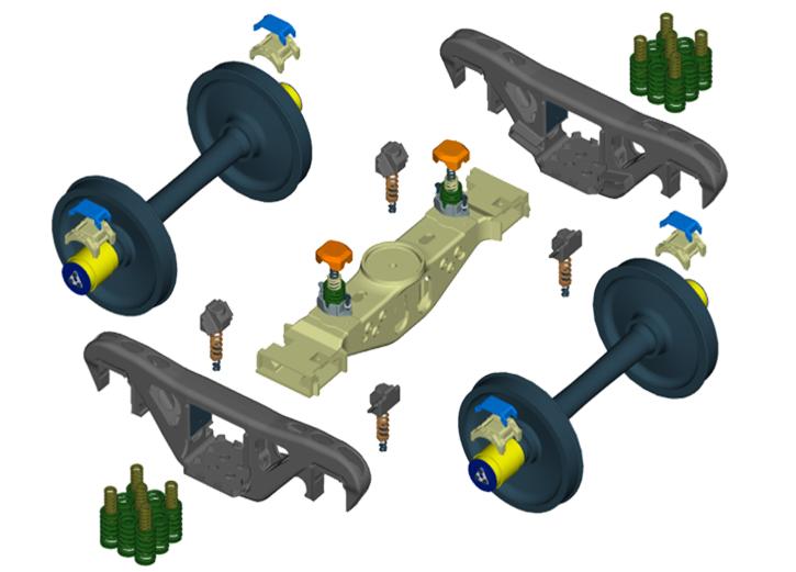 铁路货车转向架技术发展（二）：国外快捷货车转向架技术发展简介