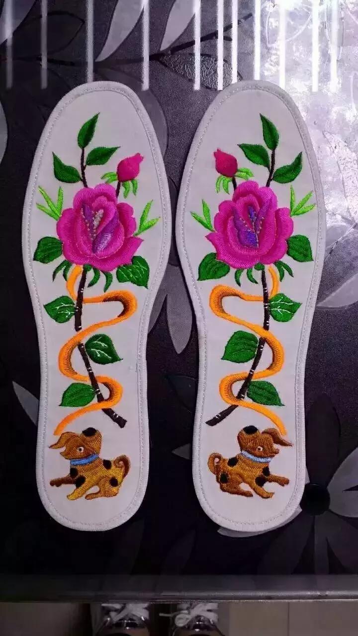 指尖飞舞鞋垫,100款惊艳手工鞋垫