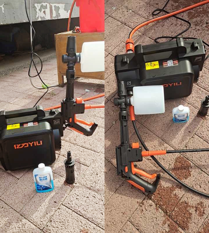 亿力黑骑士洗车机质量怎么样呢,家用亿力黑骑士洗车机洗车视频