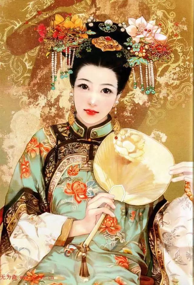 古代女性人物画欣赏,古代四大美女画欣赏图