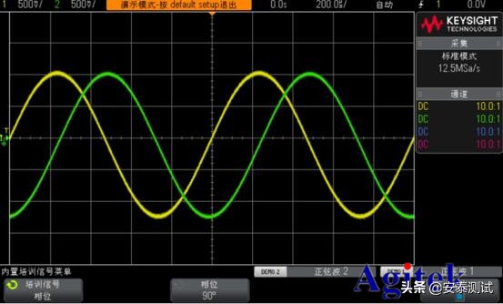 怎样测两个同频正弦信号的相位差,如何计算两路电源的相位角