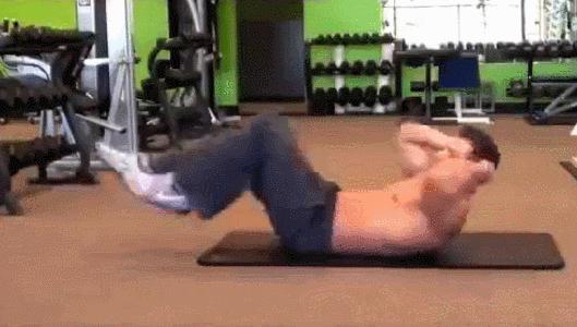 腹部卷腹的正确锻炼方法,卷腹动作锻炼的正确方法3分钟