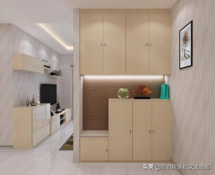 横厅入户门正对大厅,入户门正对厨房的横厅怎么装修