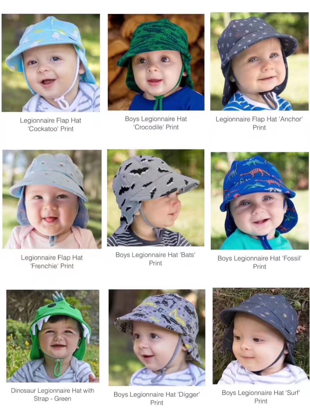 宝宝流行的防晒帽,一招教你给宝宝选防晒帽