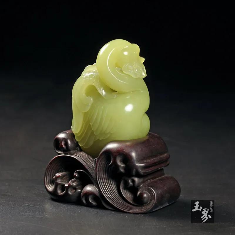 玉雕鹅如意寓意,玉雕图案两只鹅寓意