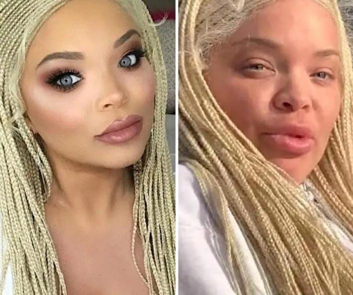 p图过度翻车的网红,韩国p图翻车网红