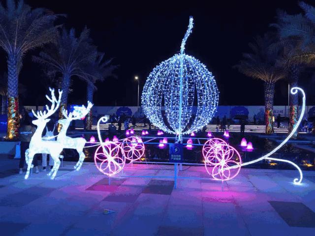 靓！惊艳！金源海湾城营销中心盛大开放暨2019国际光影节盛大开幕